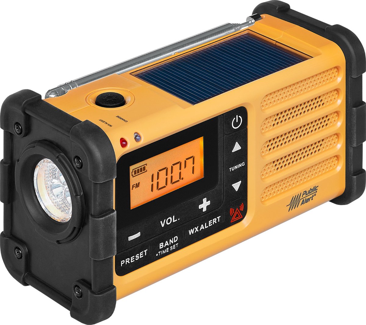 DAB+ Bærbar Nødradio (UK/DAB+ tuner, integreret batteri) Gul/Sort Sangean MMR-88