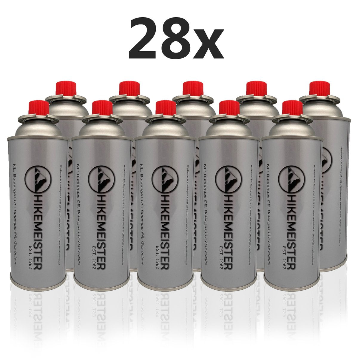 HikeMeister® Butan Campinggasbeholdere Værdipakke - 227 g - Velegnet til campingkomfurer