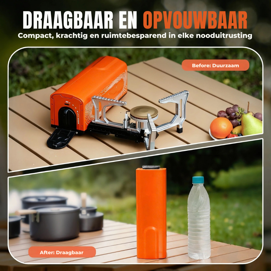 Vooma® Sammenklappelig Butan Campingkoger 2200W