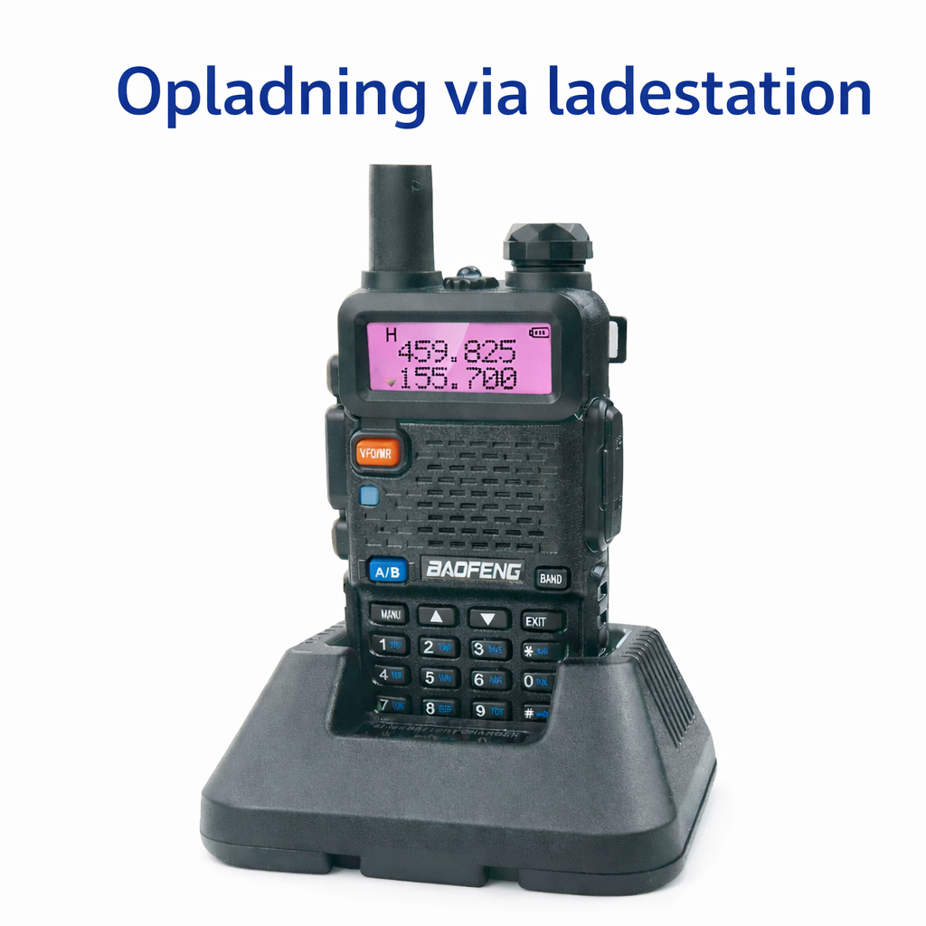 Baofeng UV-5R dobbeltbåndsradio | Pålidelig kommunikation til udendørs brug og nødsituationer