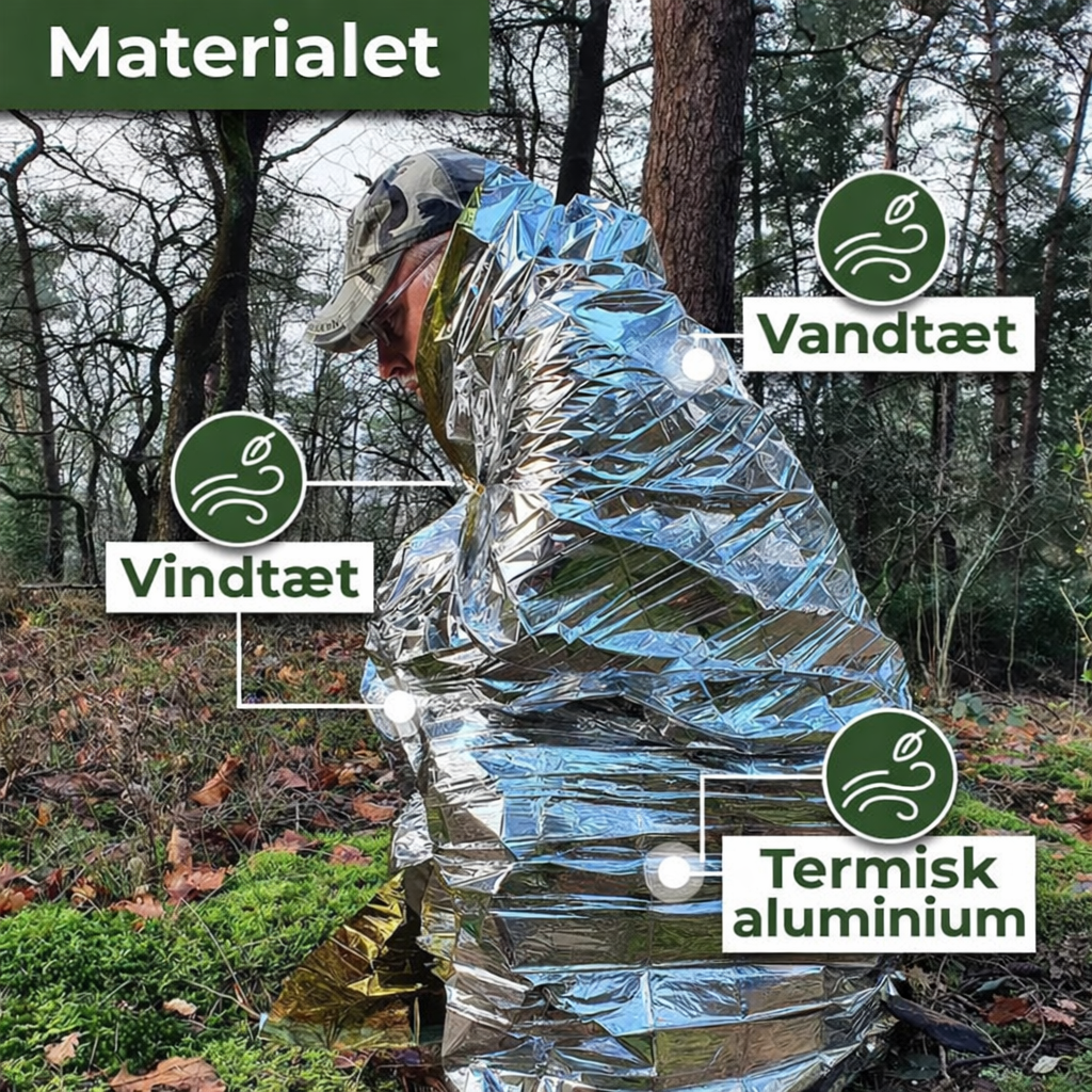 Redningstæppe (varme, isolering eller termisk tæppe)