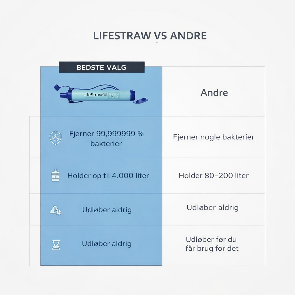 LifeStraw Personligt Vandfilter – Rent drikkevand altid inden for rækkevidde