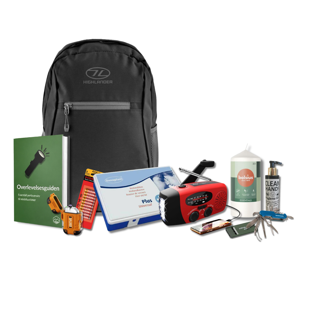Basisnødsæt (med rygsæk)