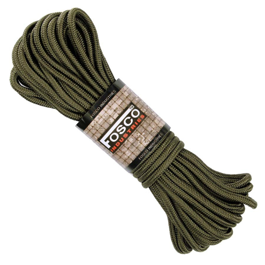 Fosco Paracord 15 meter 5mm Armygrønt reb
