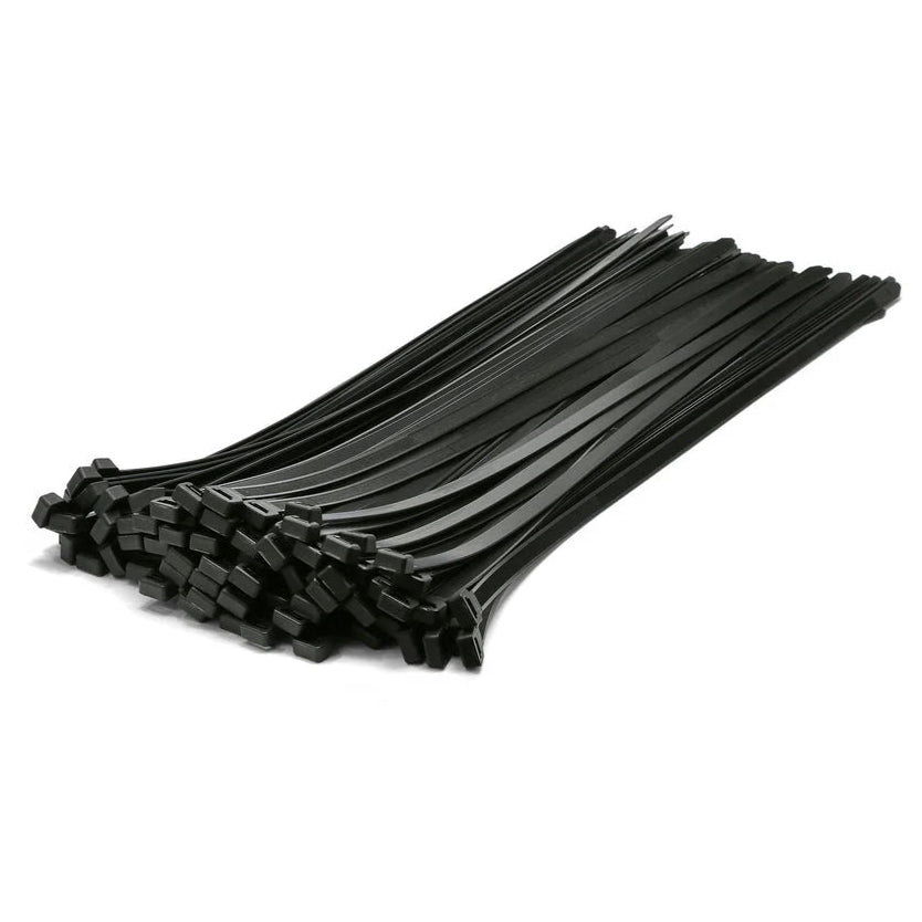 Kabelbindere 200 x 4,8 mm Sort UV-bestandig (Pose 100 stk.)