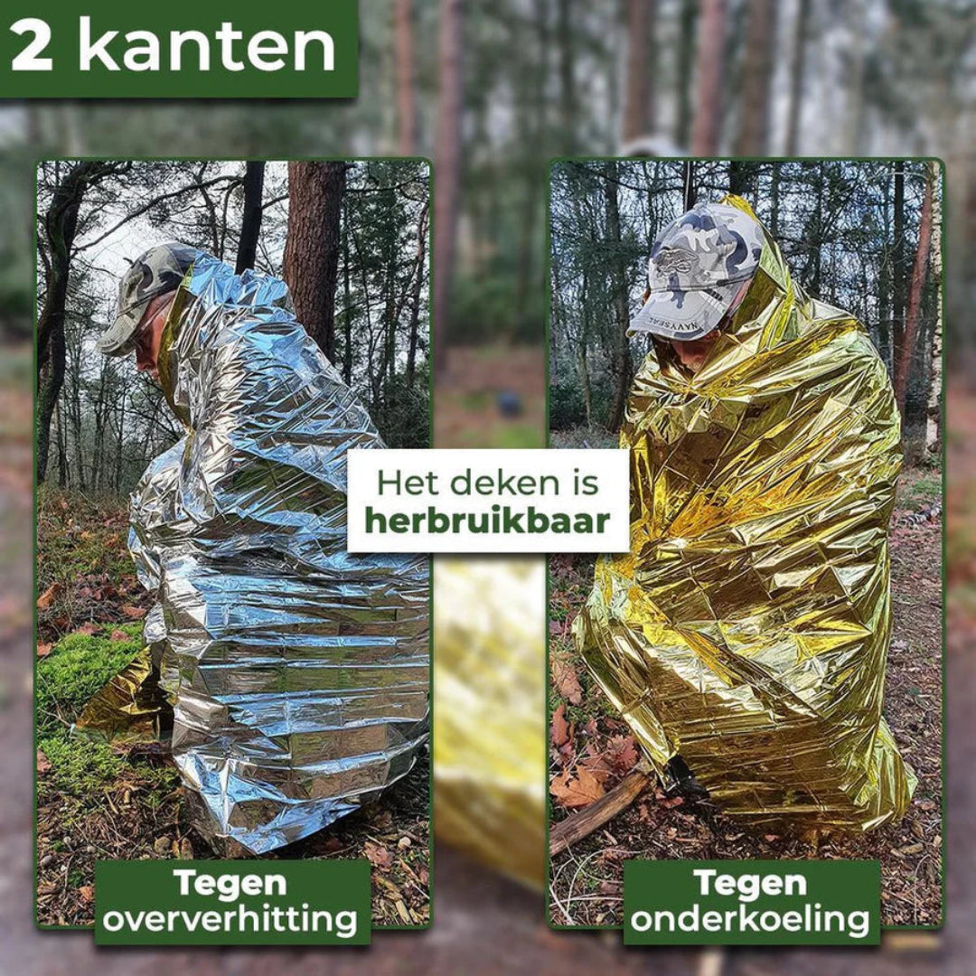 Redningstæppe (varme, isolering eller termisk tæppe)