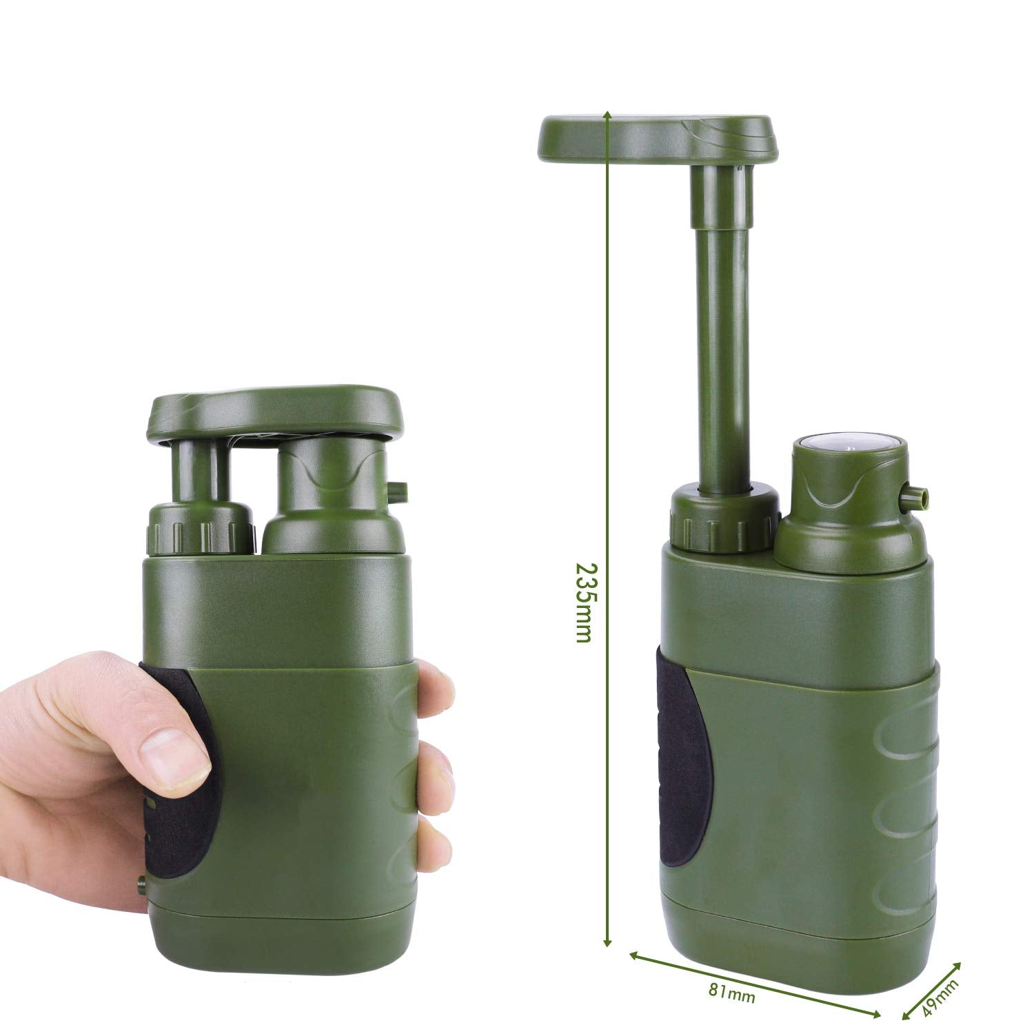 AquaDefender™ Survival Vandfilter – Til 3000 liter rent drikkevand i nødsituationer