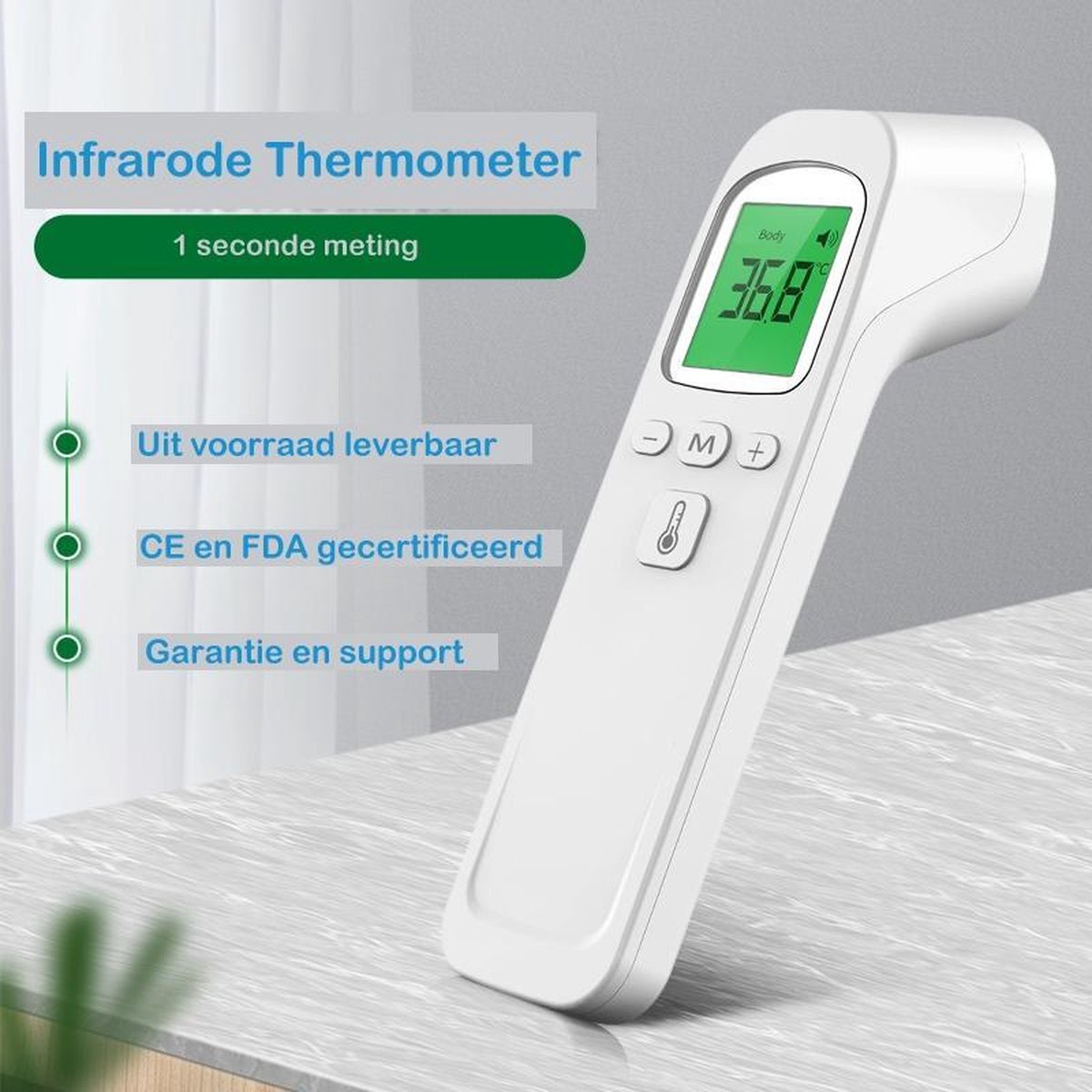 Luxyana® Termometer Pro-serien – Hurtig, hygiejnisk og kontaktløs temperaturmåling