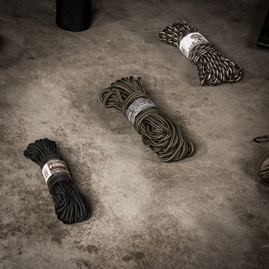 Fosco Paracord 15 meter 5mm Armygrønt reb