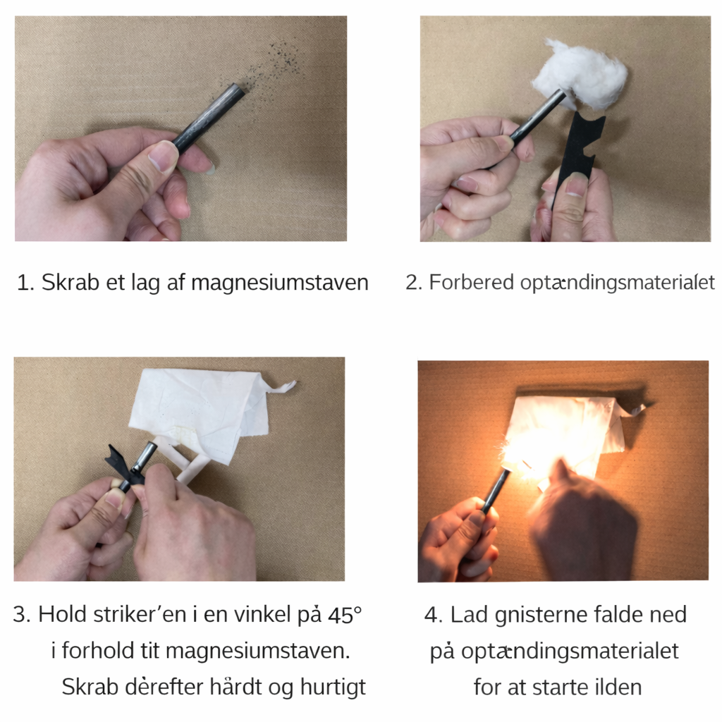 Magnesium opstartsmaskine (med håndsav)