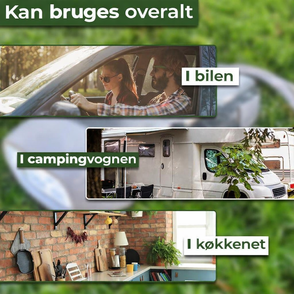 Squeeze-lommelygte – Altid lysende uden batterier (sæt med 3)