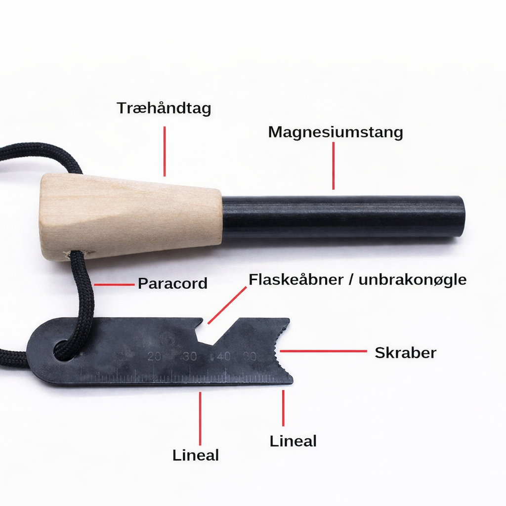 Magnesium opstartsmaskine (med håndsav)