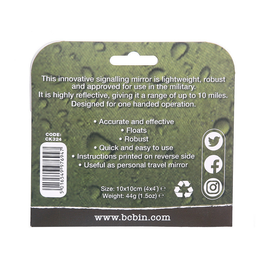 Nødsignalspejl - Signalspejl - Nødsignalspejl 16 km rækkevidde