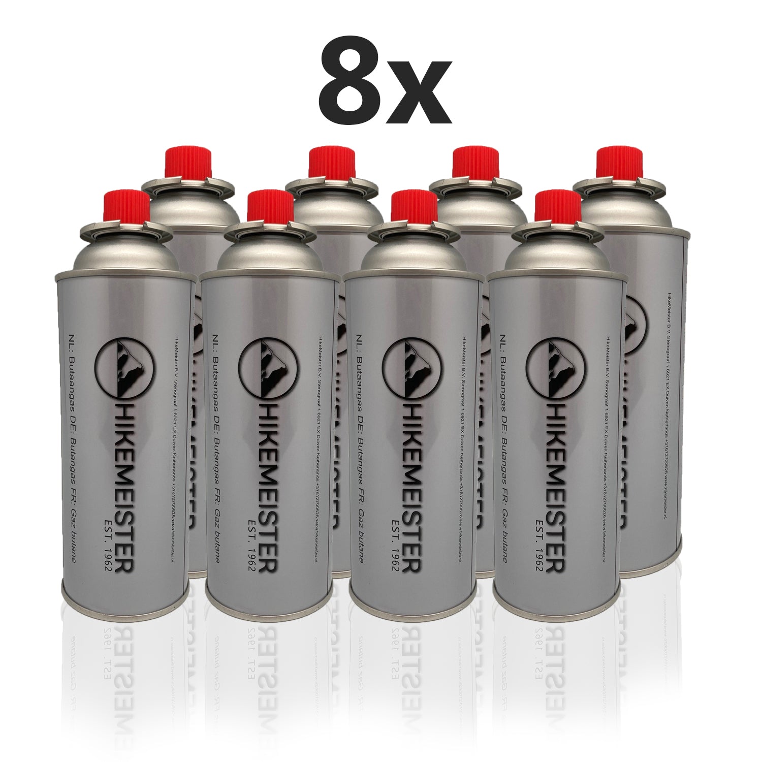 HikeMeister® Butan Campinggasbeholdere Værdipakke - 227 g - Velegnet til campingkomfurer