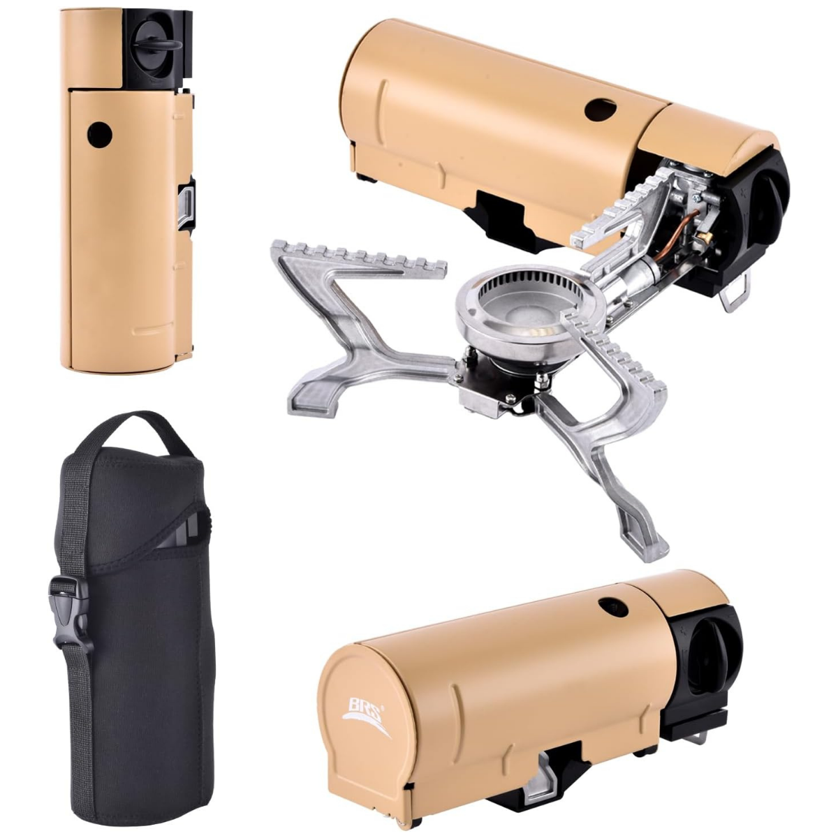 SurvivalPro foldbart campingkomfur – bærbart gaskomfur 2600W