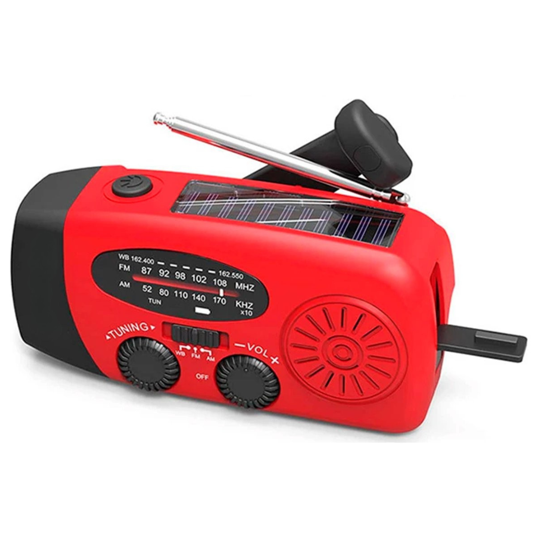 Nødradio™ med lommelygte og powerbank - 2026-model