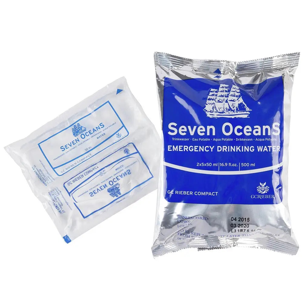 Seven Oceans langtidsholdbart drikkevand 500 ml