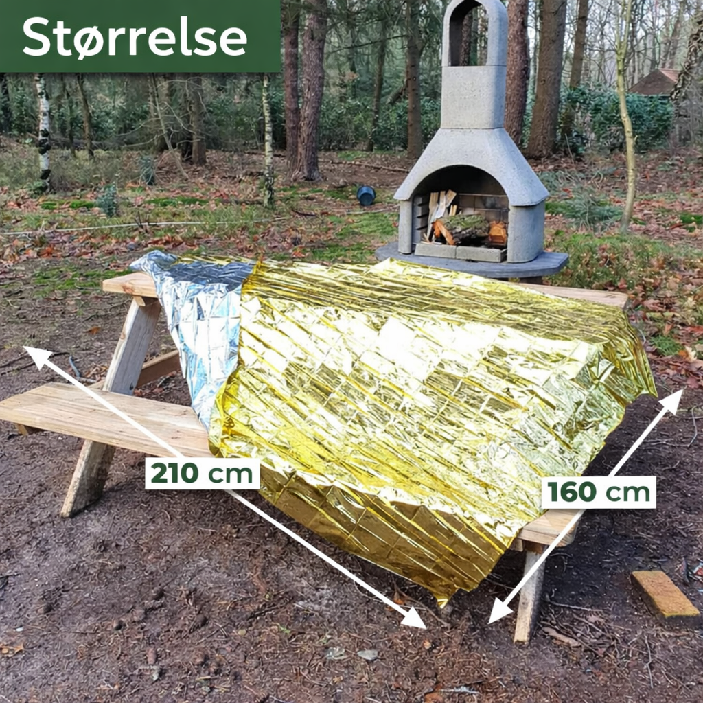 Redningstæppe (varme, isolering eller termisk tæppe)