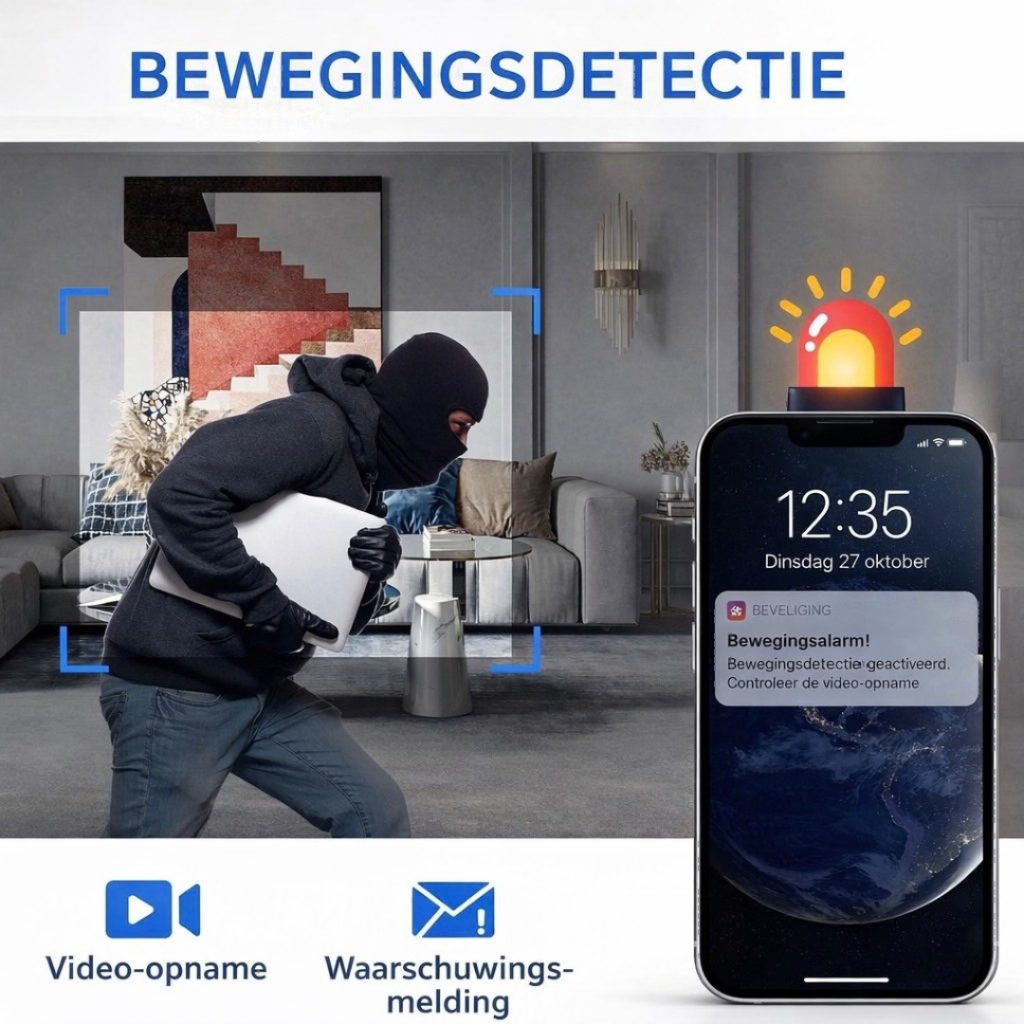 Tuya WiFi beveiligingscamera
